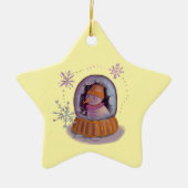 christmas snowman セラミックオーナメント (正面)