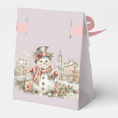 Christmas snowman フェイバーボックス (裏面サイド)