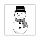 Christmas Snowman ラバースタンプ (インプリント)