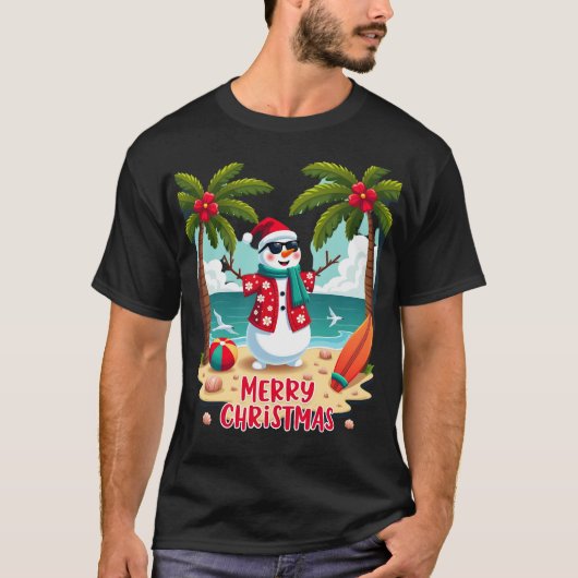 christmas Snowman (2) Tシャツ (正面)