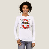 Christmas Snowman Letter S Personalized Sweater De トライブレンドＴシャツ (正面全体)