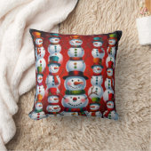 Christmas snowman pillows クッション (ブランケット)