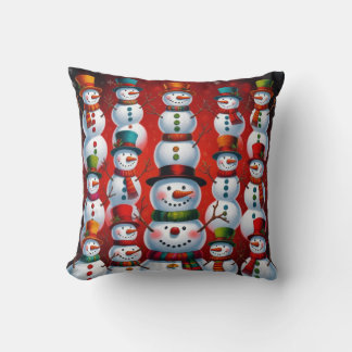 Christmas snowman pillows クッション