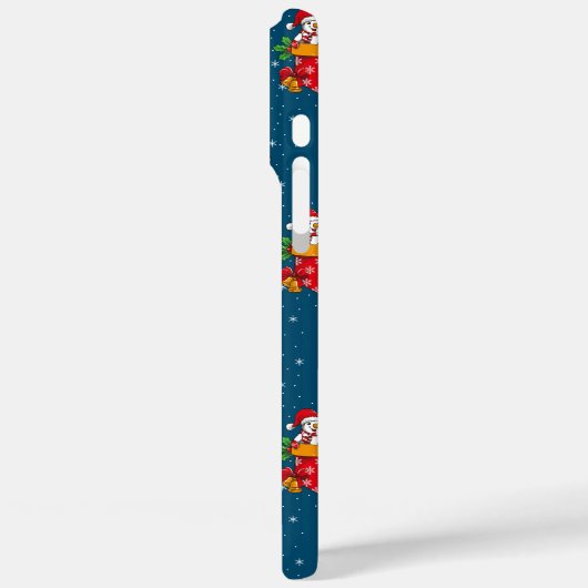 Christmas Snowman Whimsical Pattern Case-Mate iPhoneケース (裏面 / 左)