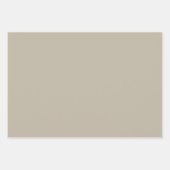 Christmas Snowman Winter Season Holiday ラッピングペーパーシート (正面3)