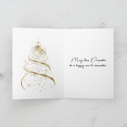 Christmas Snowy Owl In the Moonlight カード (内部)