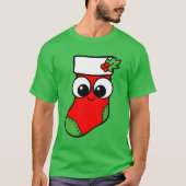 Christmas Socks family Tシャツ (正面)