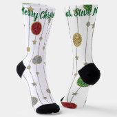 Christmas Socks Glitter Garland ソックス (傾斜あり)