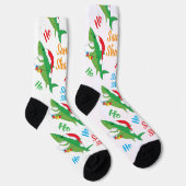 Christmas Socks Santa Shark ソックス (右)