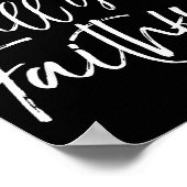 Christmas Song Lyric Christian Quote Oh Come All Y ポスター (角)