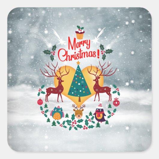 Christmas Soul スクエアシール (正面)