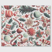 Christmas Sparkle: Stylish Wrapping Paper n14 ラッピングペーパー (フラット)