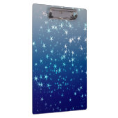 Christmas Sparkles Stars Blue Sky クリップボード (右)