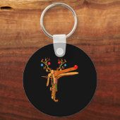 Christmas Speculum Reindeer Funny Xmas Nurse Midwi キーホルダー (正面)