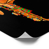 Christmas Speculum Reindeer Funny Xmas Nurse Midwi ポスター (角)