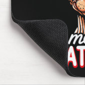 Christmas Sphynx Cat Merry Catmas Santa Hat Xmas  マウスパッド (コーナー)