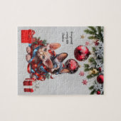 Christmas Sphynx Kittens ジグソーパズル (横)