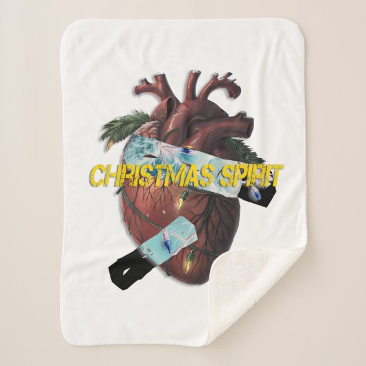 Christmas Spirit シェルパブランケット (正面)