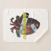 Christmas Spirit シェルパブランケット (正面(横))