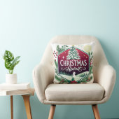 Christmas Spirit – A Festive Emblem of Joy クッション (椅子)