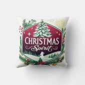 Christmas Spirit – A Festive Emblem of Joy クッション (裏面)