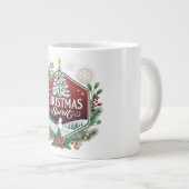 Christmas Spirit – A Festive Emblem of Joy ジャンボコーヒーマグカップ (正面右)