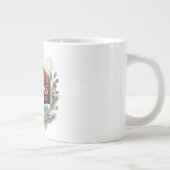 Christmas Spirit – A Festive Emblem of Joy ジャンボコーヒーマグカップ (右)