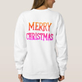 Christmas Spirit – A Festive Emblem of Joy スウェットシャツ (裏面)