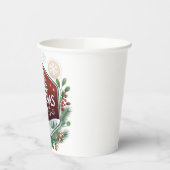 Christmas Spirit – A Festive Emblem of Joy 紙コップ (左)