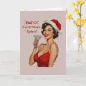 Christmas Spirit Christmas Card カード (黄色い花)