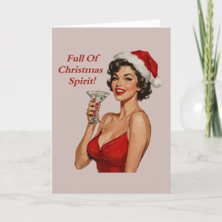 Christmas Spirit Christmas Card カード