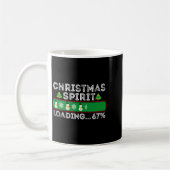 Christmas Spirit Loading 67 Six Seven Meme Funny S コーヒーマグカップ (左)