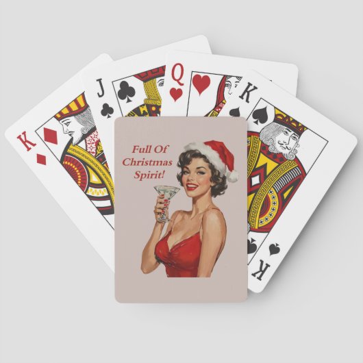 Christmas Spirit Playing Cards トランプ (裏面)