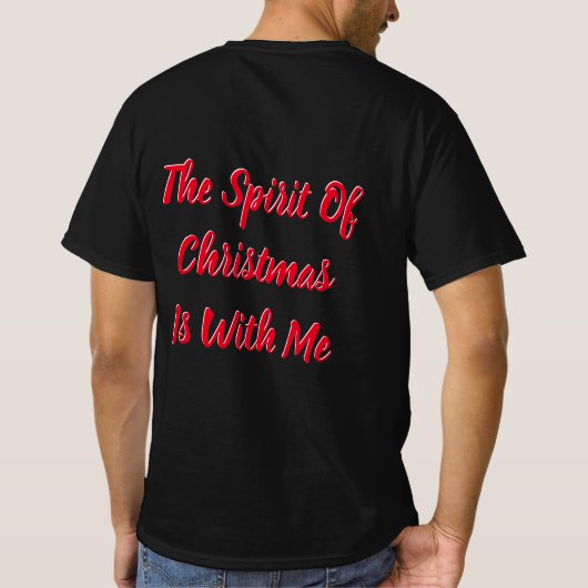 Christmas Spirit Tシャツ (裏面)