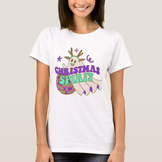 Christmas Spirit Unisex T-Shirt, Holiday Shirt, Gi Tシャツ (正面)