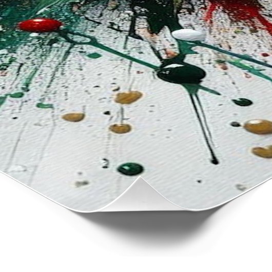 Christmas Splatter / White Bursts ポスター (コーナー)