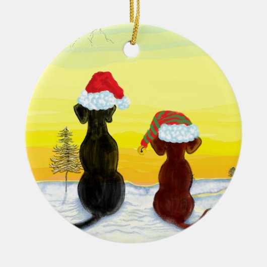 christmas springador セラミックオーナメント (正面)
