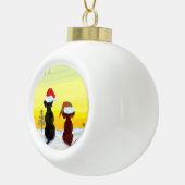 christmas springador セラミックボールオーナメント (右)