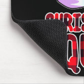 Christmas Squad Family Group Matching Christmas Pa マウスパッド (コーナー)