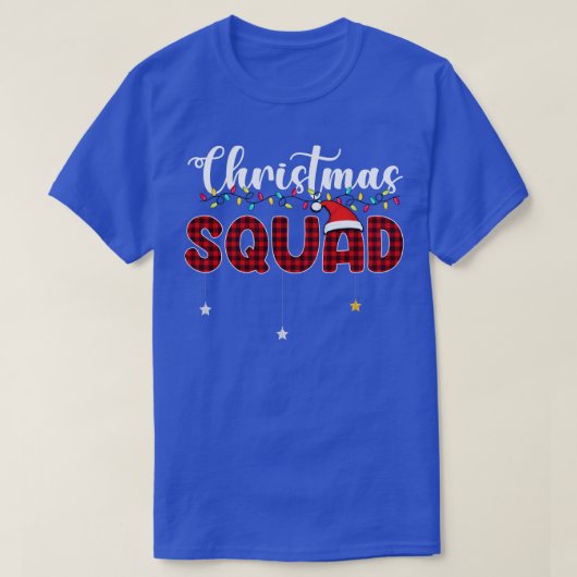 Christmas Squad Family Group Matching Pajama Men W Tシャツ (デザイン正面)