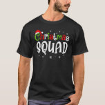 Christmas Squad Family Group Matching Tee Santa Tシャツ<br><div class="desc">クリスマススクワッドファミリーグループマッチングティーサンタ小妖精や小人。</div>