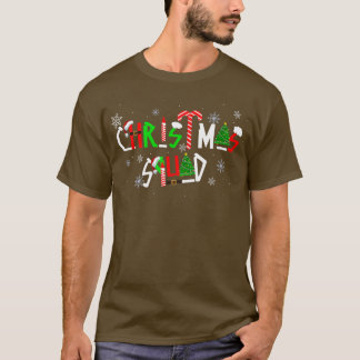 Christmas Squad Funny Team Group Santa Xmas Tree C Tシャツ