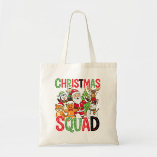 Christmas Squad Santa Family Matching Xmas トートバッグ