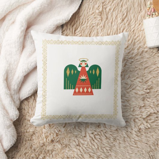 Christmas Square Pillow | Customizable Festive Hol クッション (ブランケット)