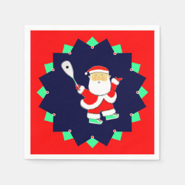 Christmas Squash Sports Party スタンダードカクテルナプキン