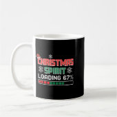 Christmas Srit Loading 67% Funny Six Seven 6 7 Chr コーヒーマグカップ (左)