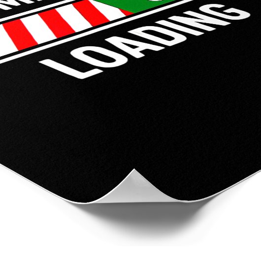 Christmas Srit Loading 67 Meme Boys Kids Gen Z Alp ポスター (角)