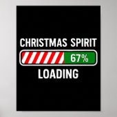 Christmas Srit Loading 67 Meme Boys Kids Gen Z Alp ポスター (正面)