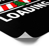 Christmas Srit Loading 67 Meme Boys Kids Gen Z Alp ポスター (角)