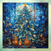 Christmas Stained Glass Window Cling ウィンドウサイン (シート3)